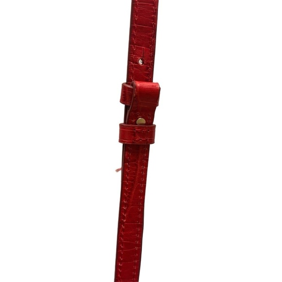 Rodarte Cole Haan Limited Edition SOLD OUT circular RED leather cross body bag💄 - Picture 7 of 10